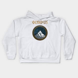 Olympus Ancient Greece Mount Olympus Greek Gods Symbol Kids Hoodie